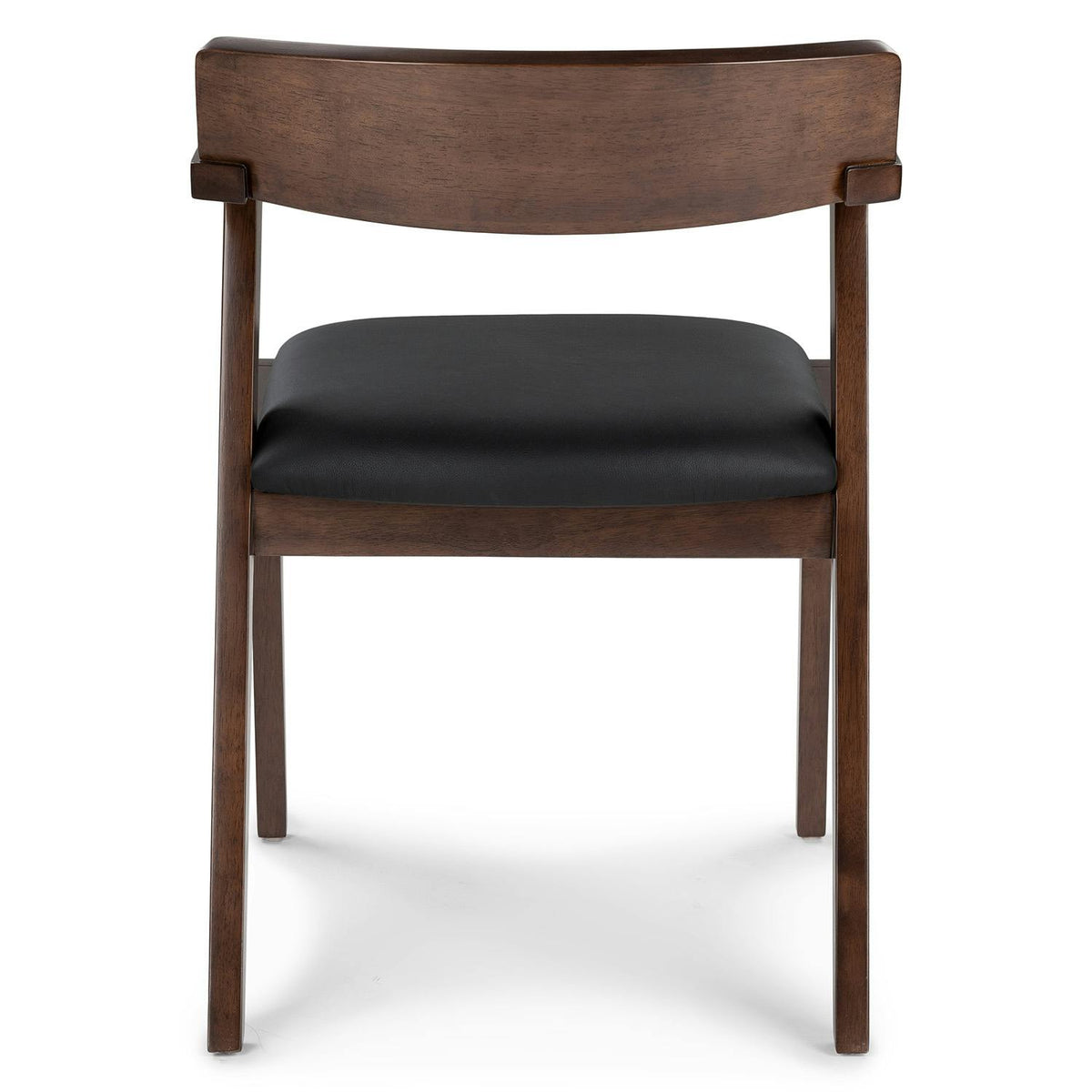 Zola Leather Dining Chair - Black
