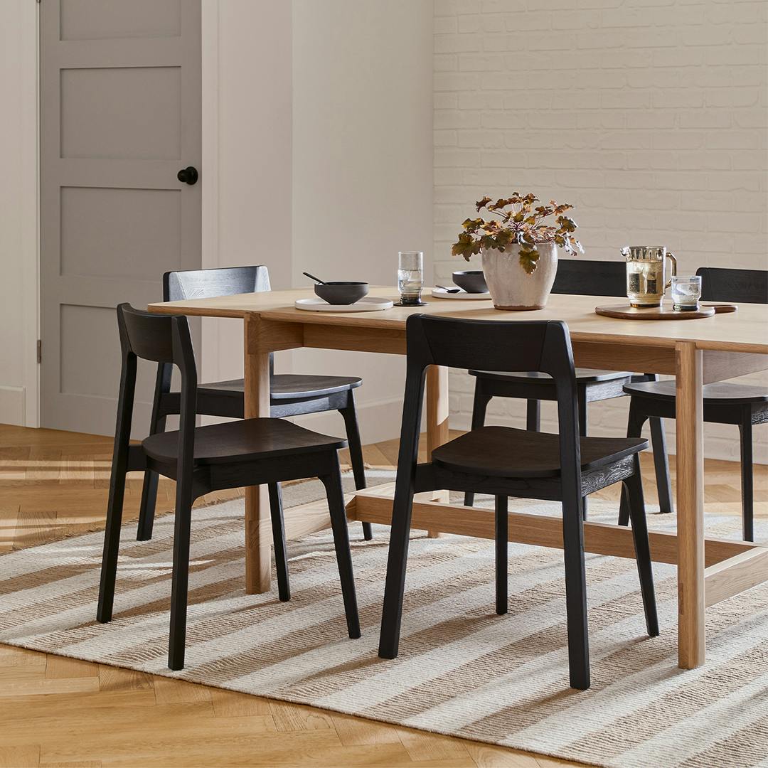 Gusfa Stackable Dining Chair - Black