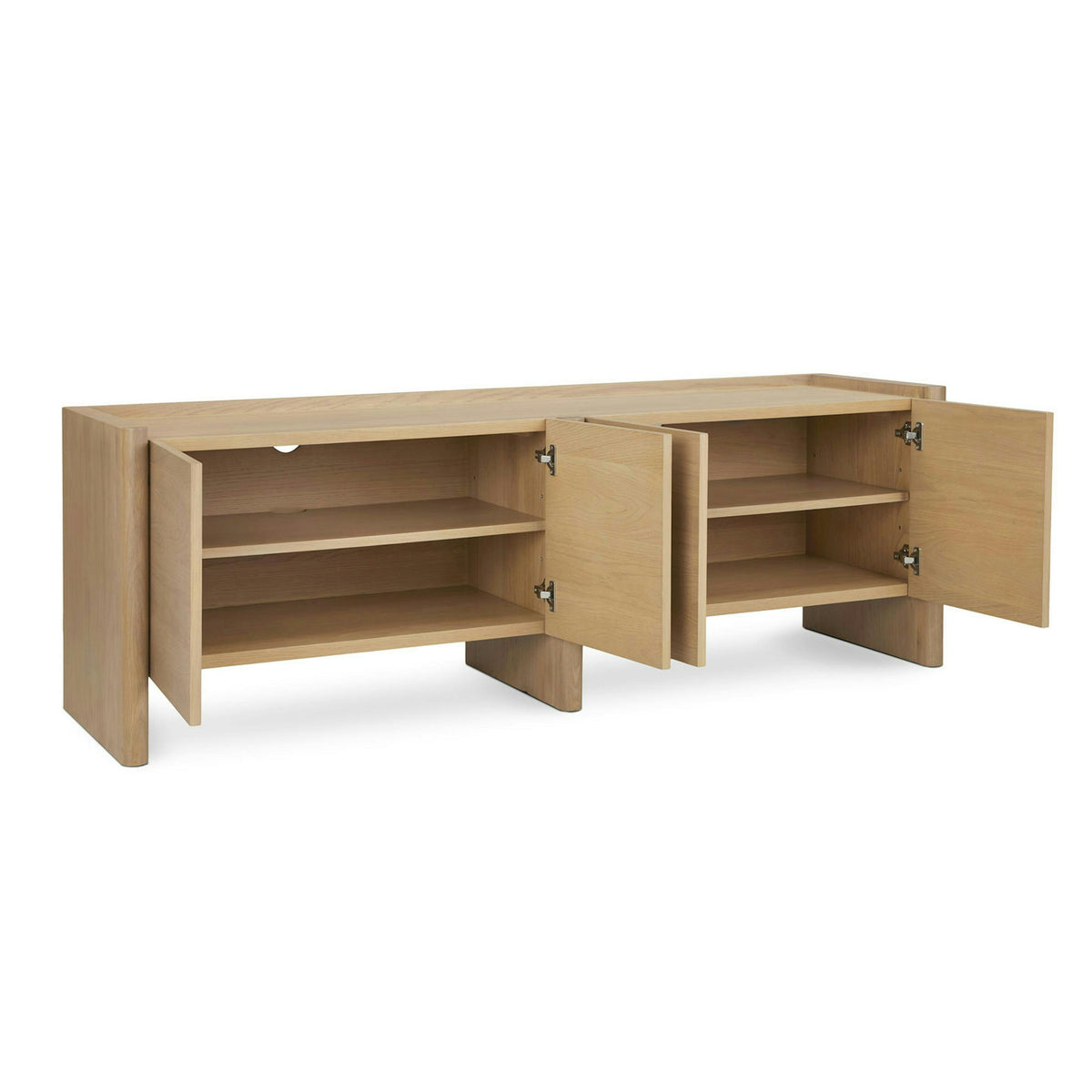 Torme 72" Media Unit - White Oak