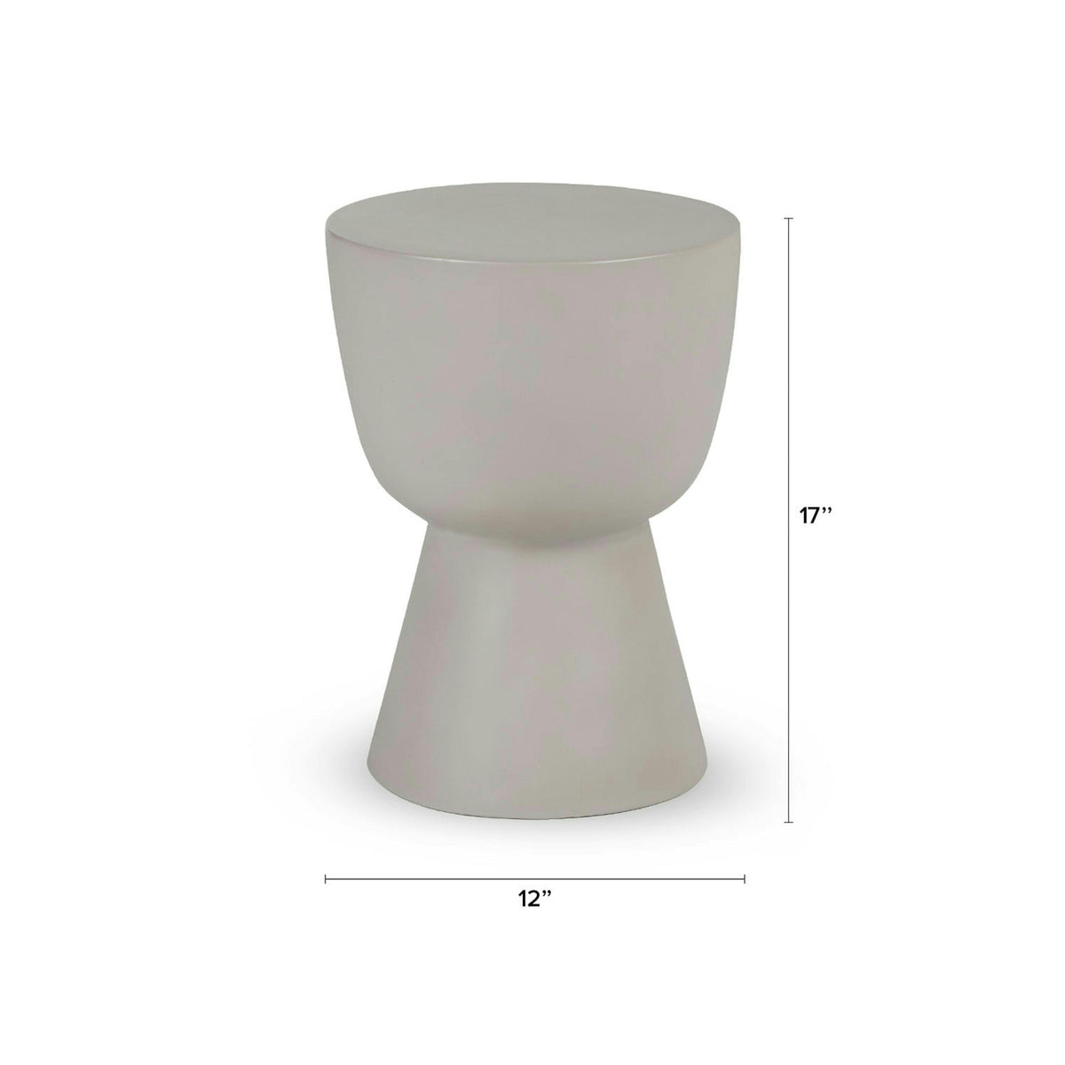 Hendry Outdoor Side Table - Steam Gray
