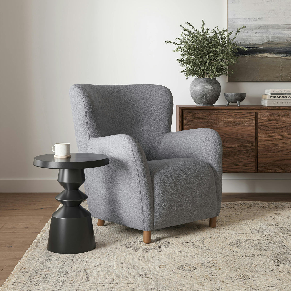 Gambit Side Table - Black