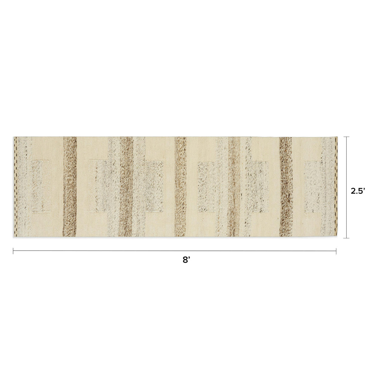 Riya 2.5 x 8 Performance Runner - Tonal Shapes