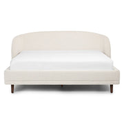 Kayra King Upholstered Bed - Ivory Bouclé