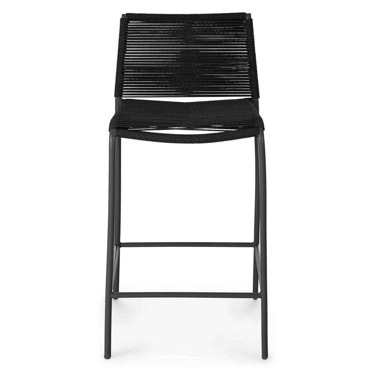 Zina Outdoor Counter Stool - Ember Black