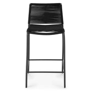 Zina Outdoor Counter Stool - Ember Black