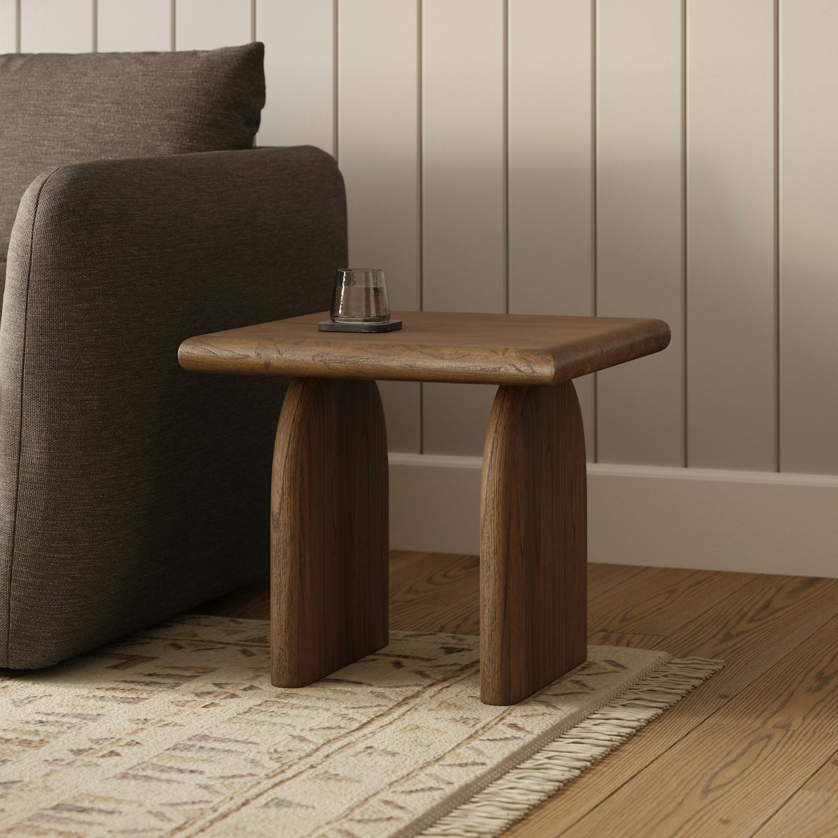 Lloyd Side Table - Warm Brown
