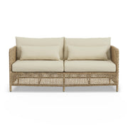 Robbi 67.25" Outdoor Loveseat - Dravite Ivory