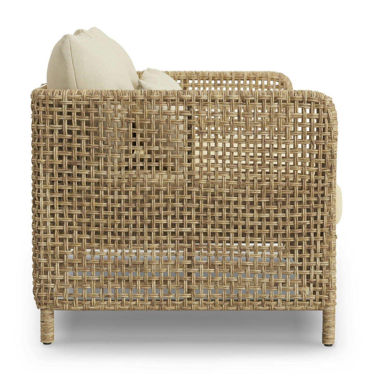 Robbi 67.25" Outdoor Loveseat - Dravite Ivory