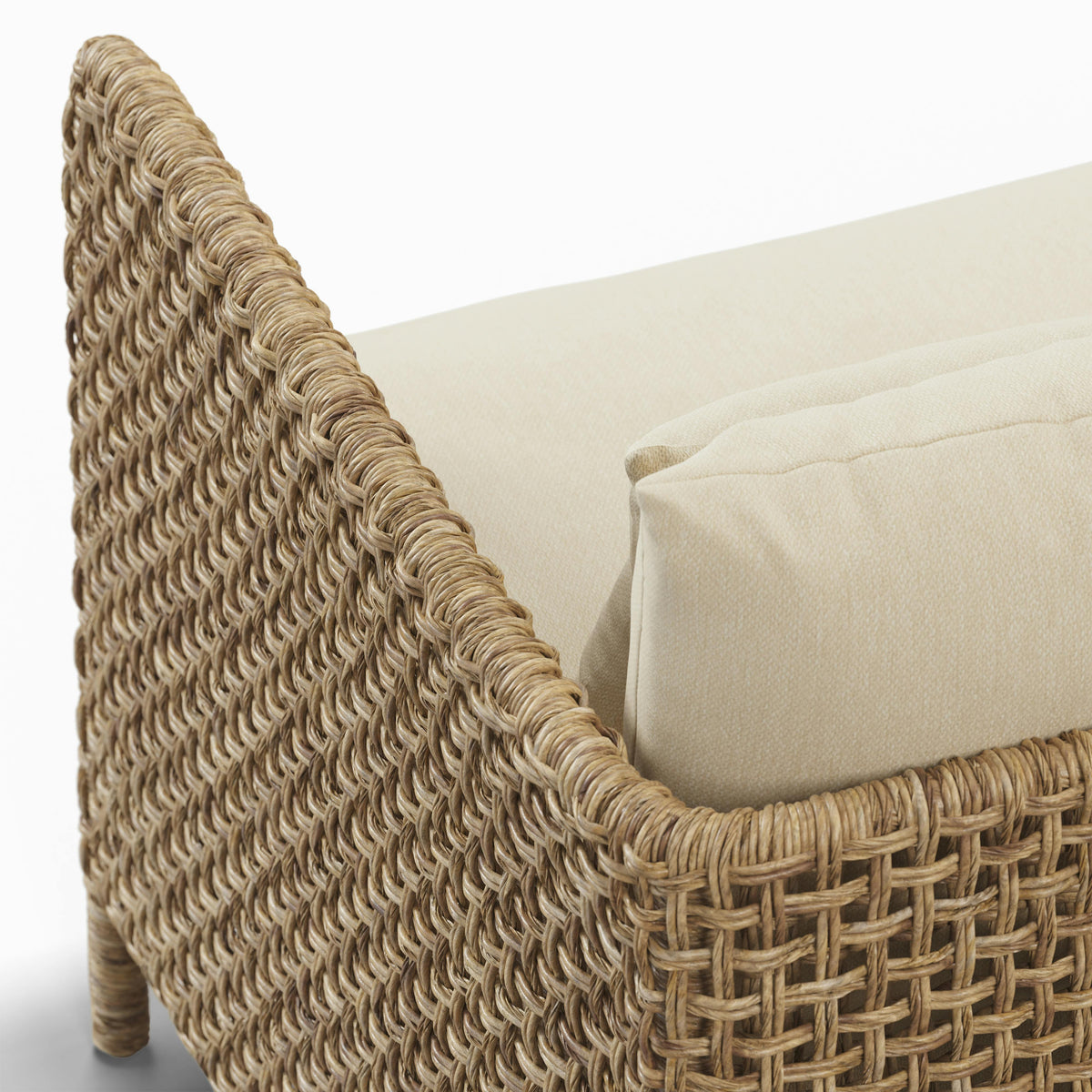 Robbi 67.25" Outdoor Loveseat - Dravite Ivory