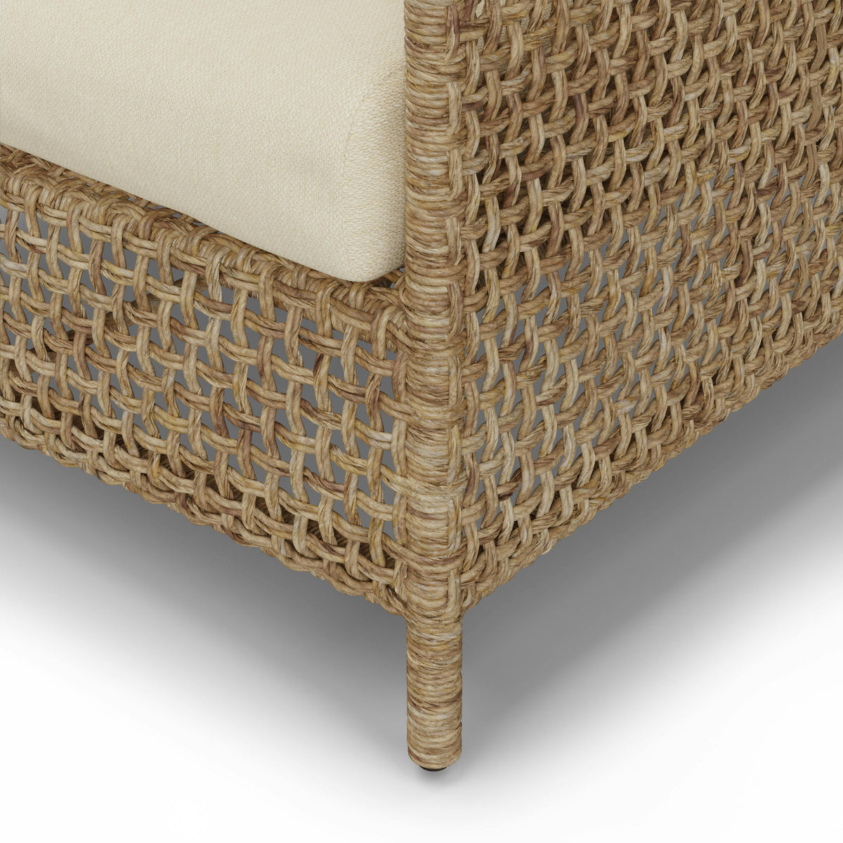 Robbi 67.25" Outdoor Loveseat - Dravite Ivory