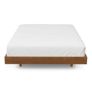 Basi Queen Bed Frame - Smoked Oak