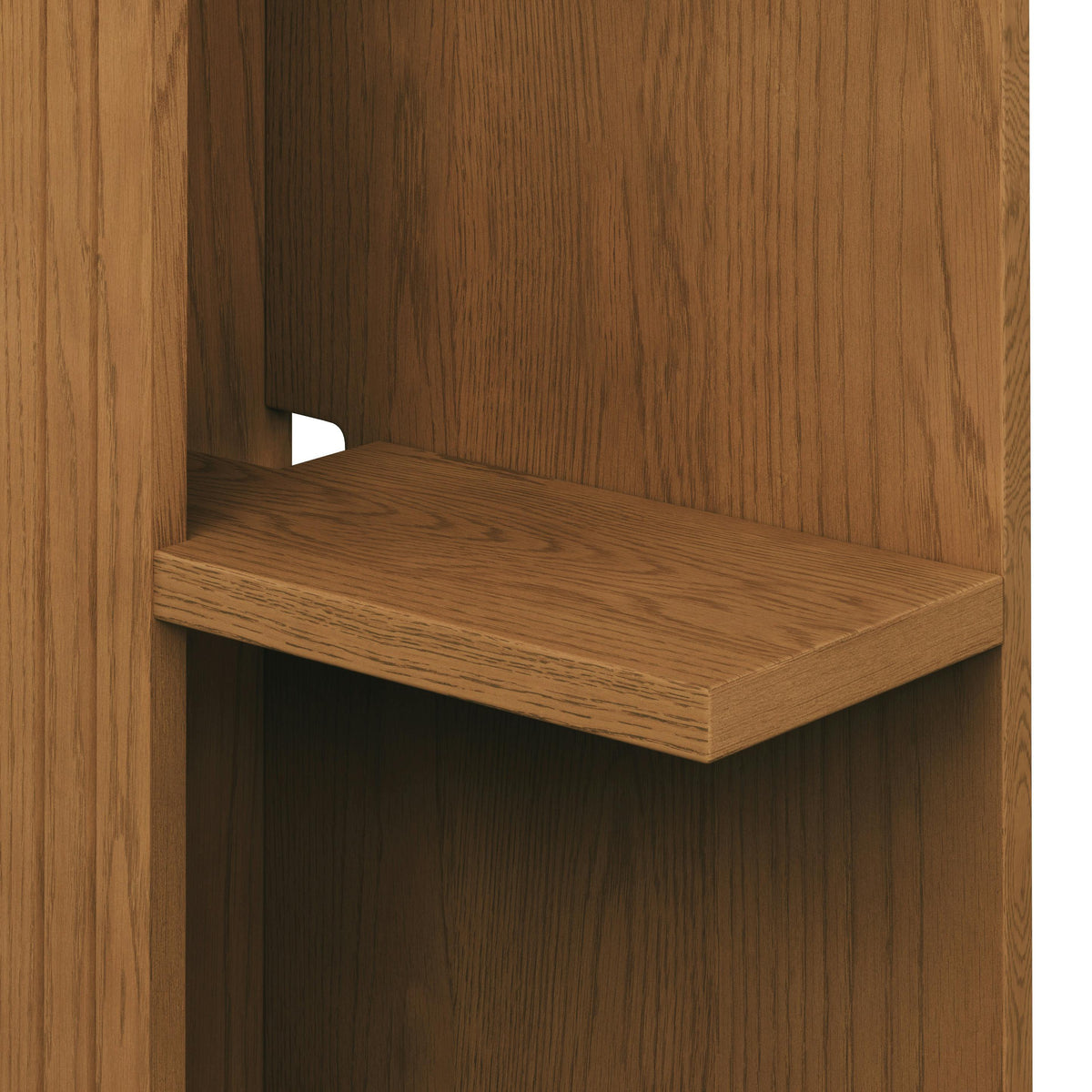 Kouva Queen Storage Headboard - Smoked Oak