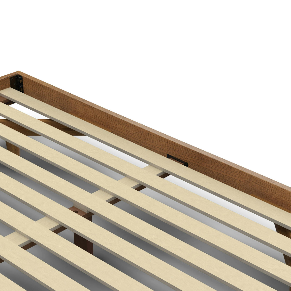 Basi Queen Bed Frame - Smoked Oak