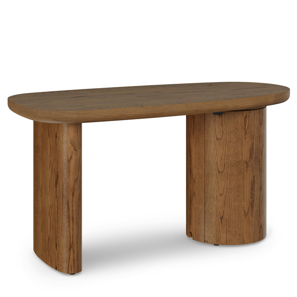 Baarlo 58.5" Desk - Smoked Oak