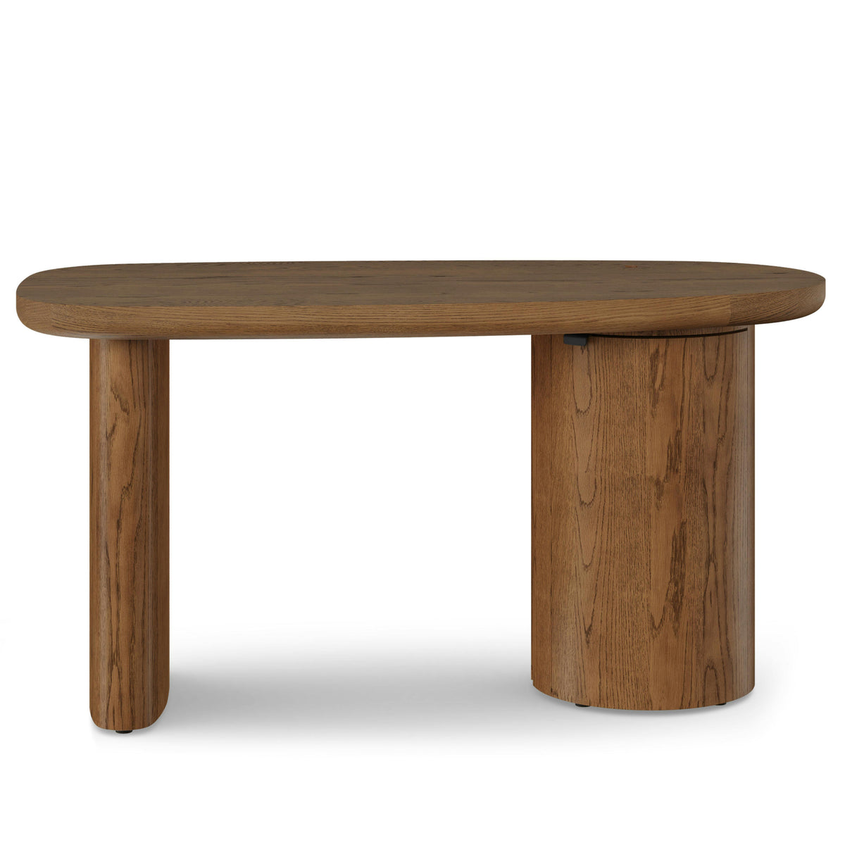 Baarlo 58.5" Desk - Smoked Oak
