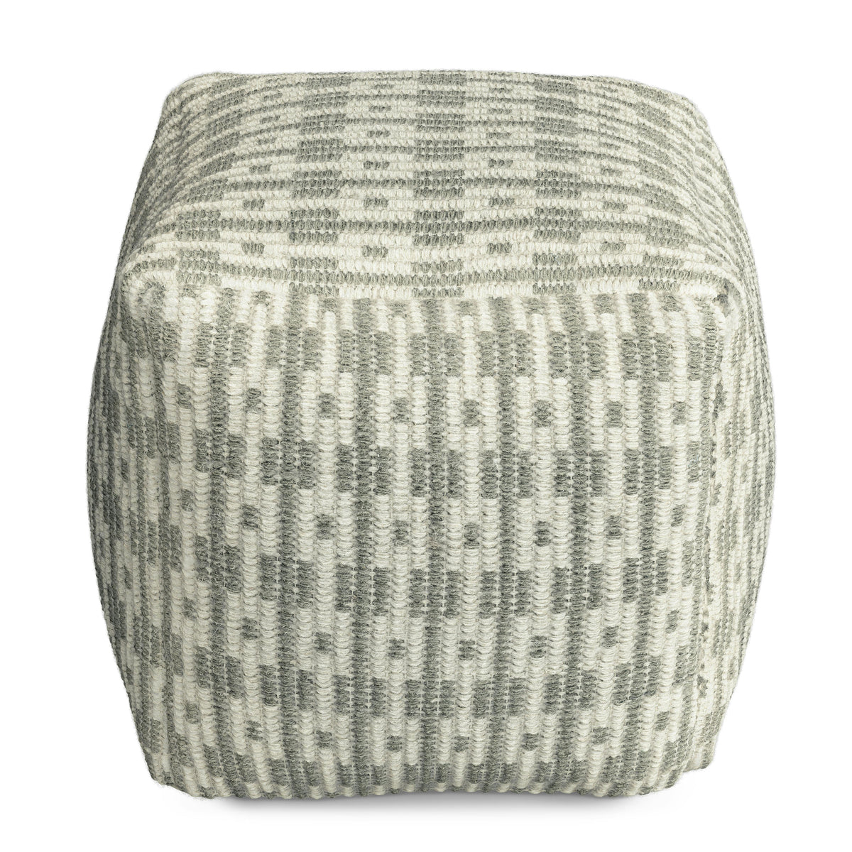 Mia 18" Pouf - Doe Taupe