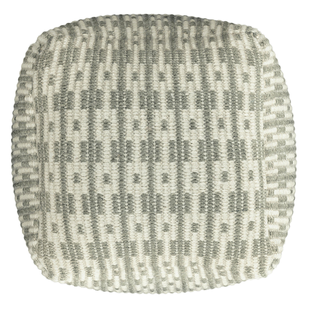 Mia 18" Pouf - Doe Taupe