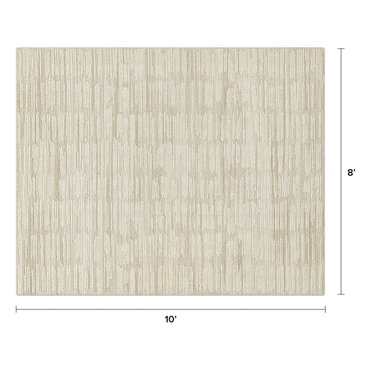 Lorens 8 x 10 Wool Rug - Beige