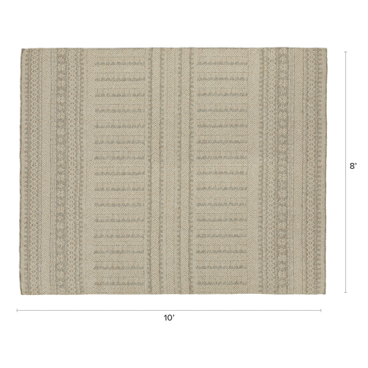 Kiana Indoor/Outdoor Rug 8 x 10 - Beige