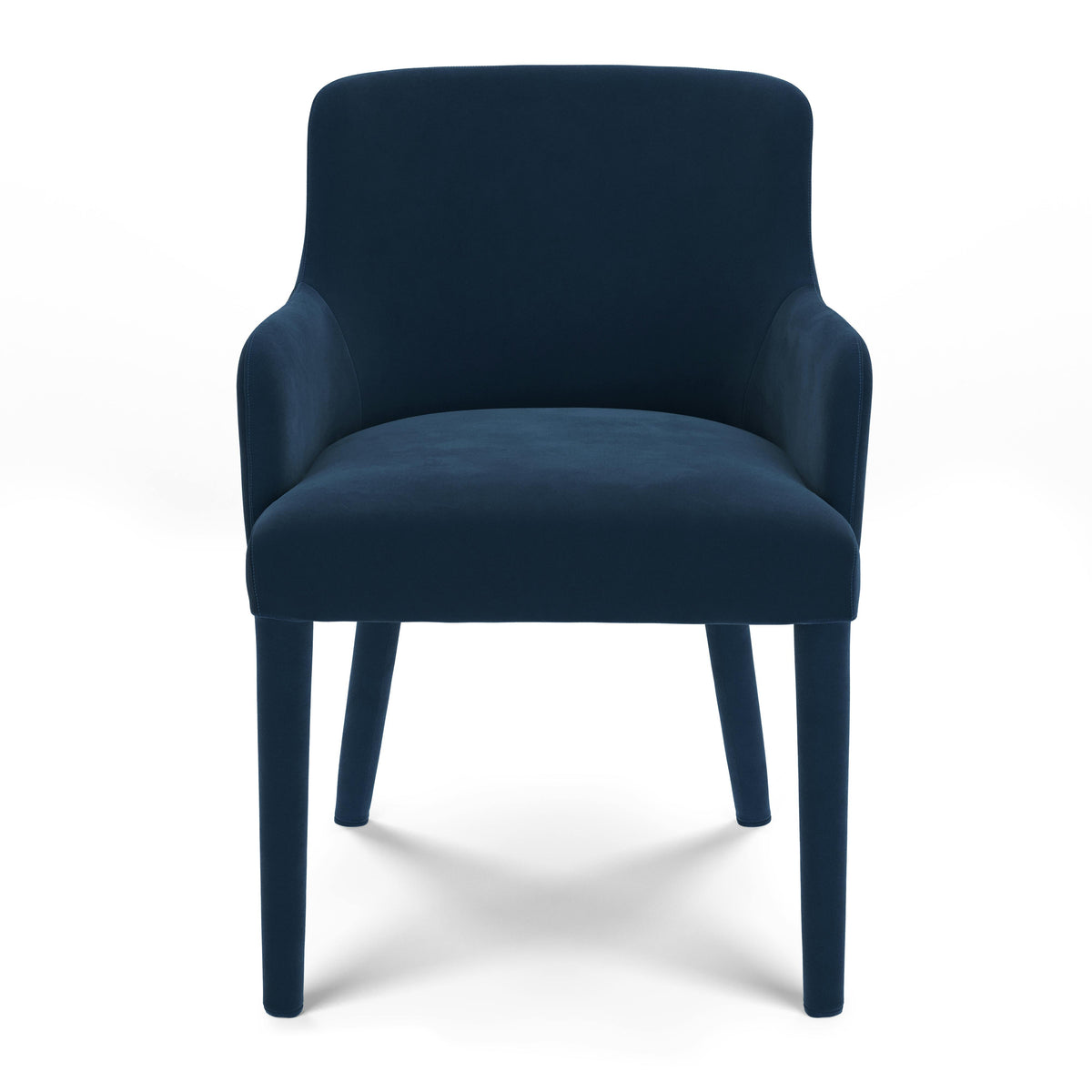 Harris Velvet Dining Armchair - Hale Navy