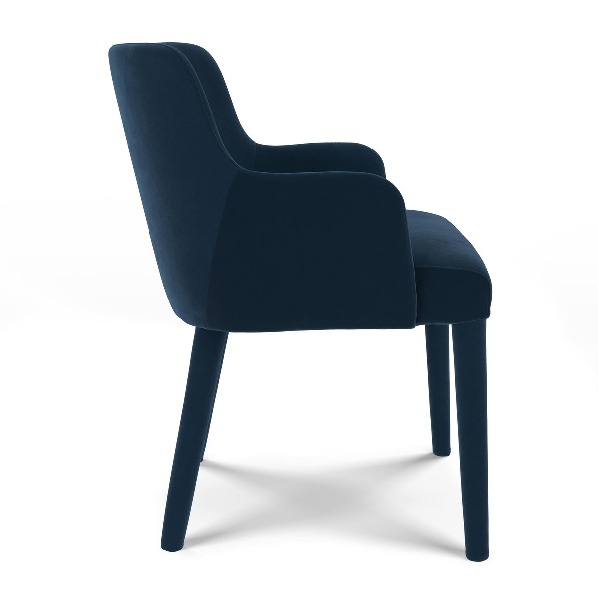 Harris Velvet Dining Armchair - Hale Navy
