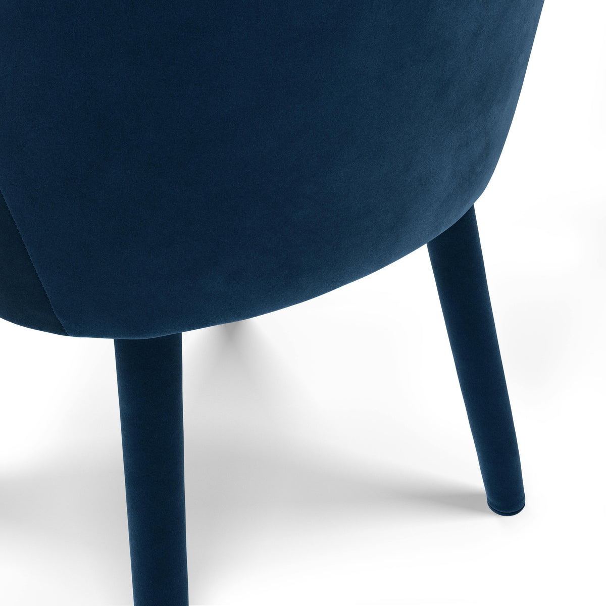Harris Velvet Dining Armchair - Hale Navy
