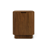 Moa Storage Side Table - Walnut