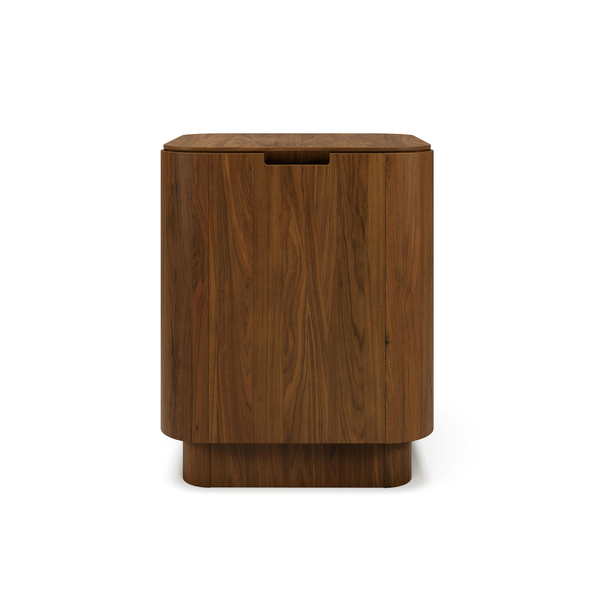 Moa Storage Side Table - Walnut