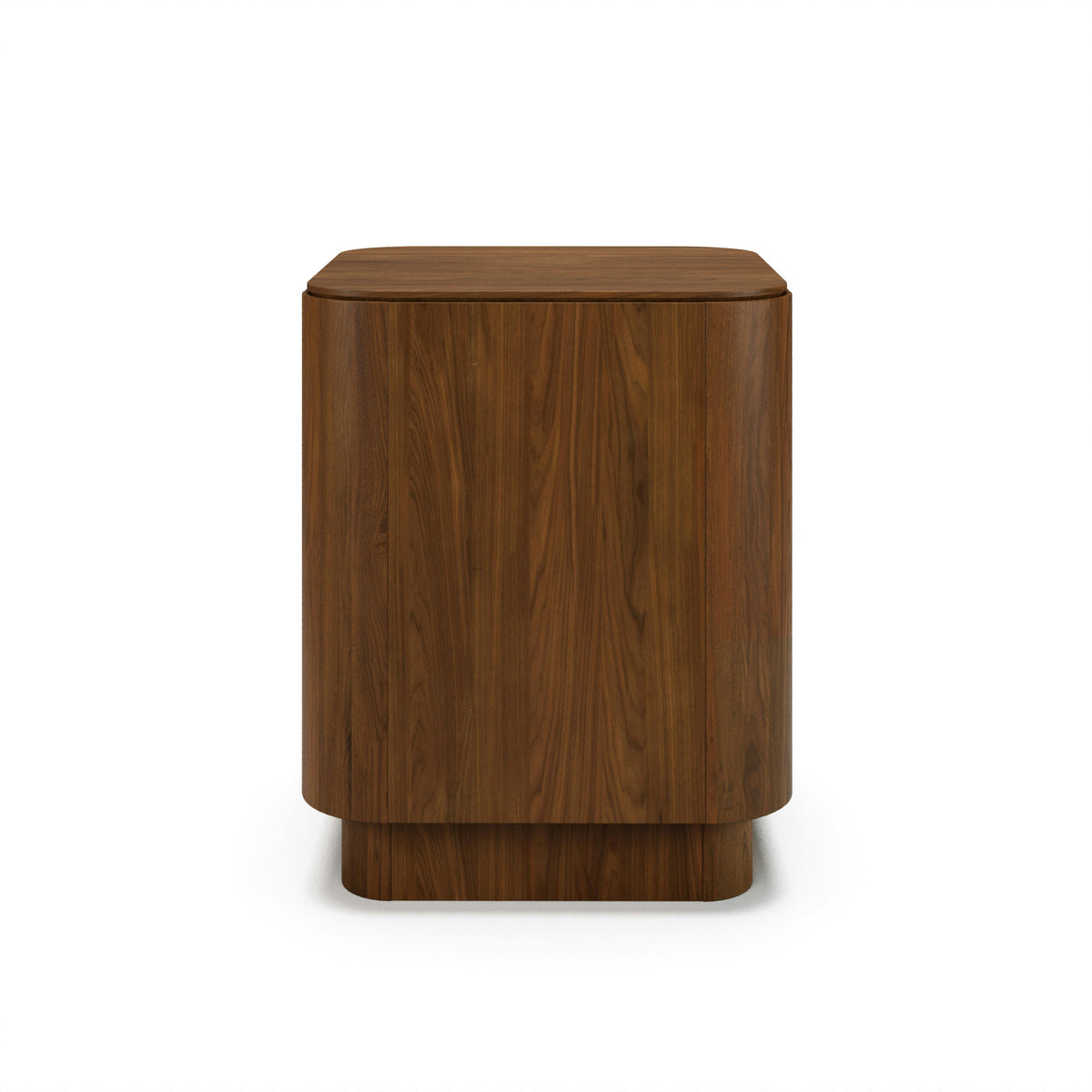 Moa Storage Side Table - Walnut