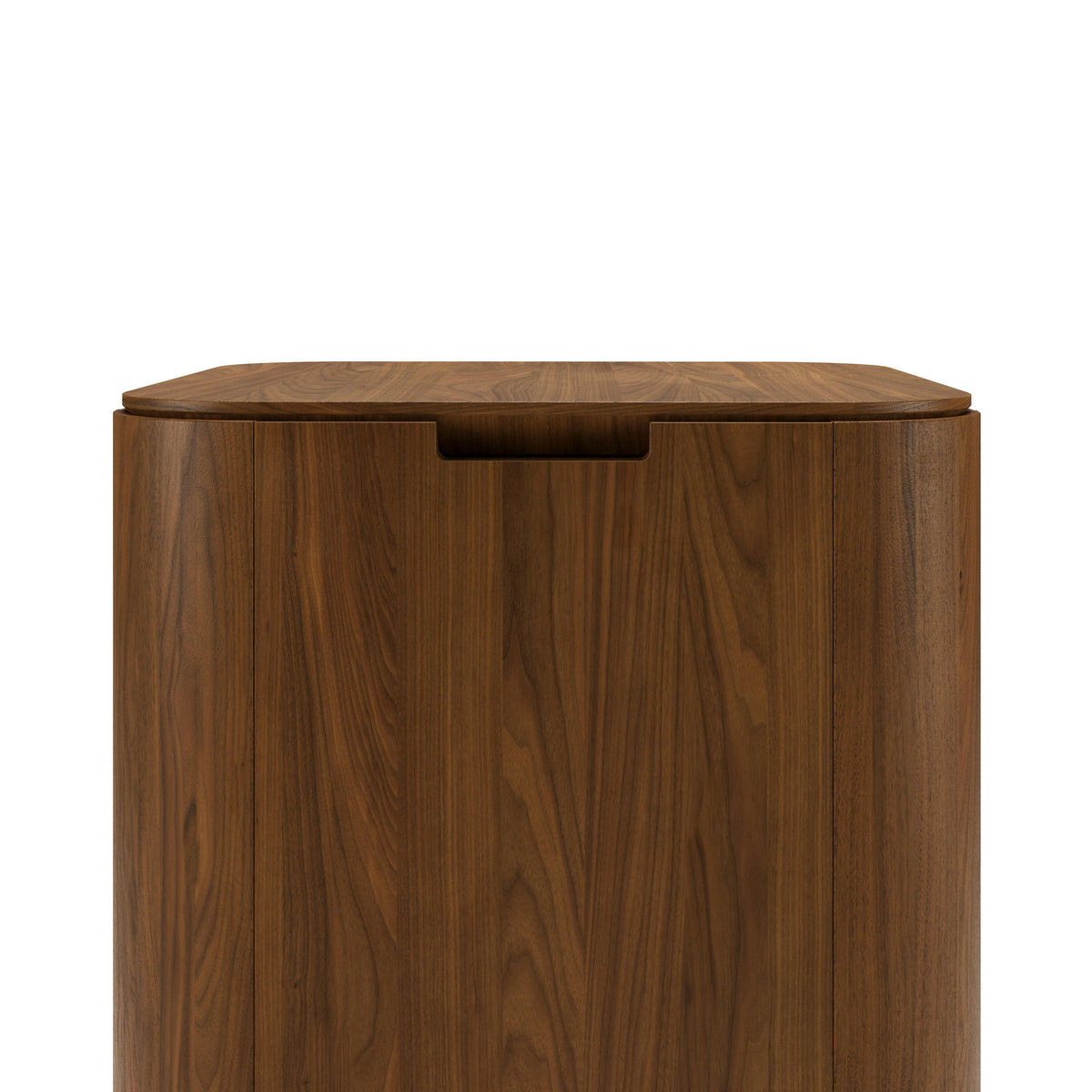 Moa Storage Side Table - Walnut