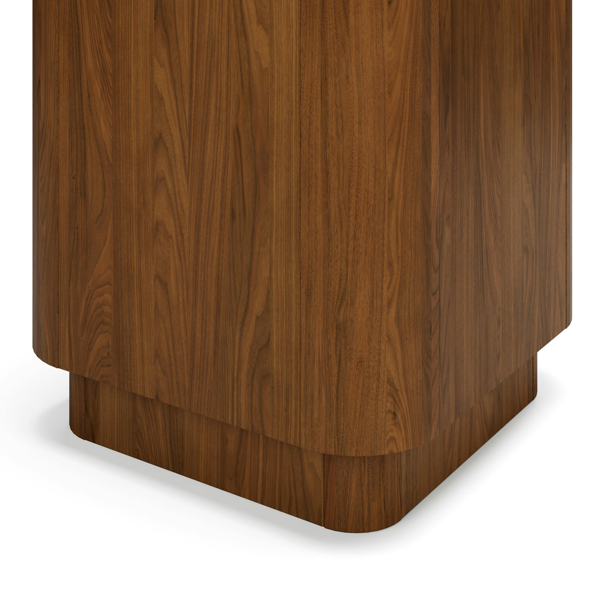 Moa Storage Side Table - Walnut