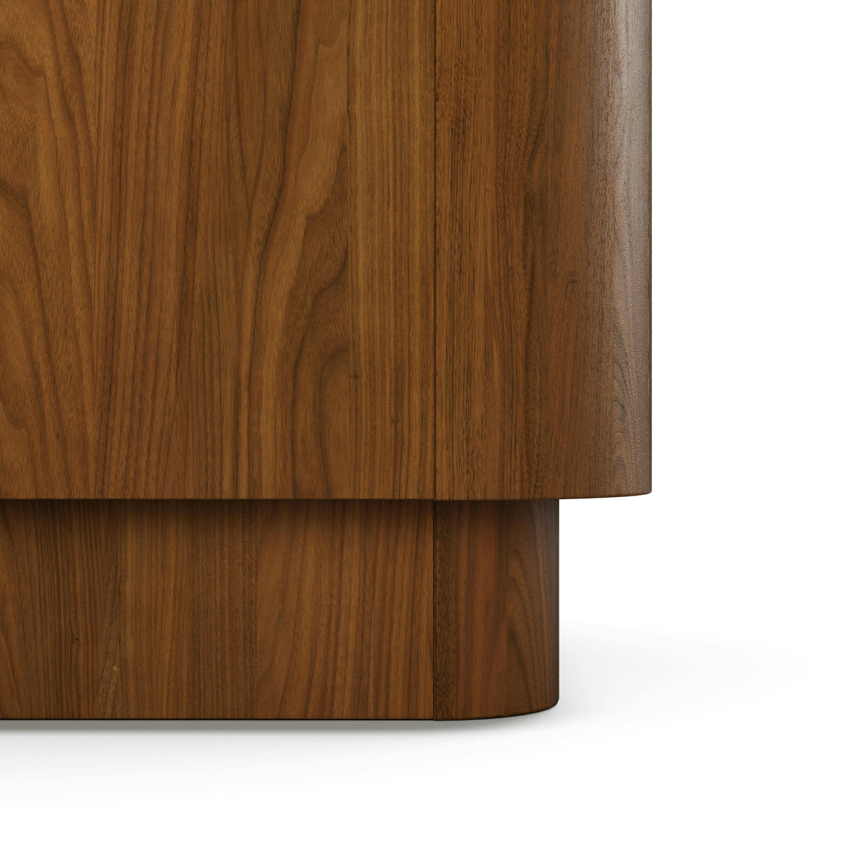 Moa Storage Side Table - Walnut