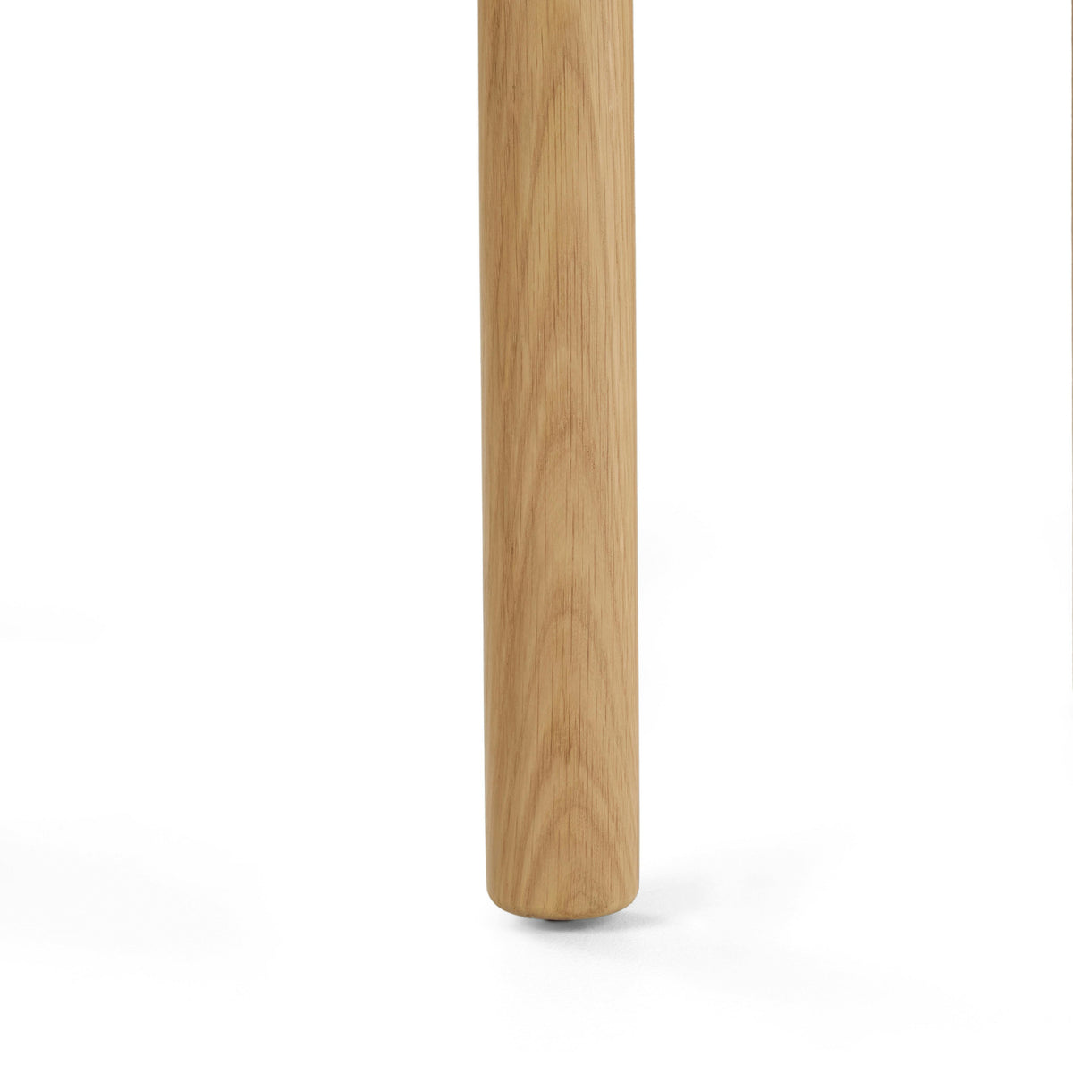 Munk Dining Chair - White Oak and Ivory Wool Bouclé