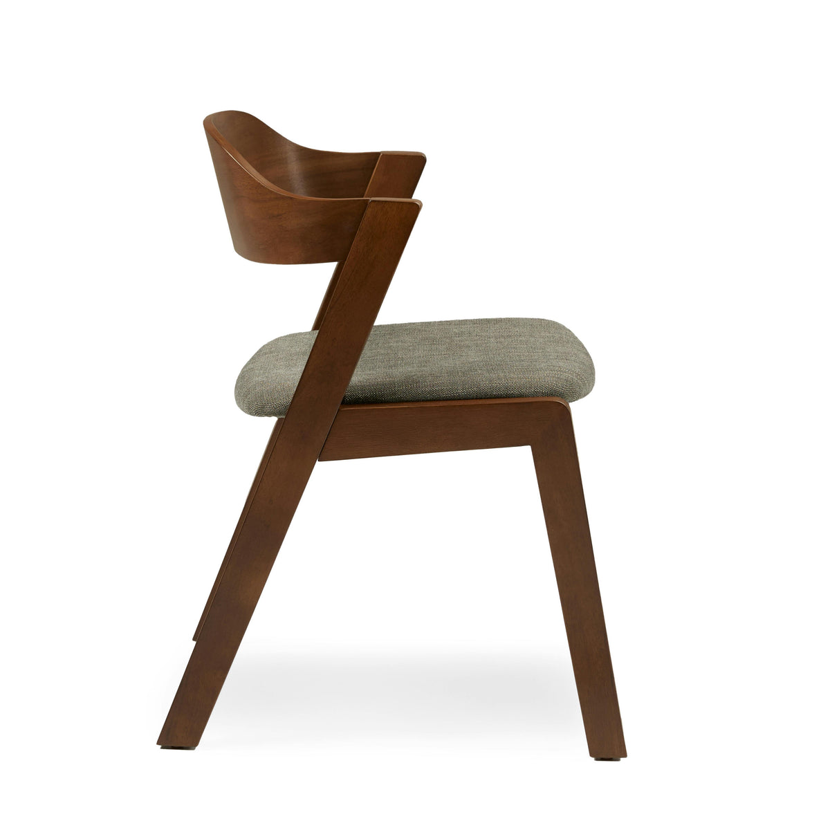 Meja Dining Chair - Walnut and Algonquin Green