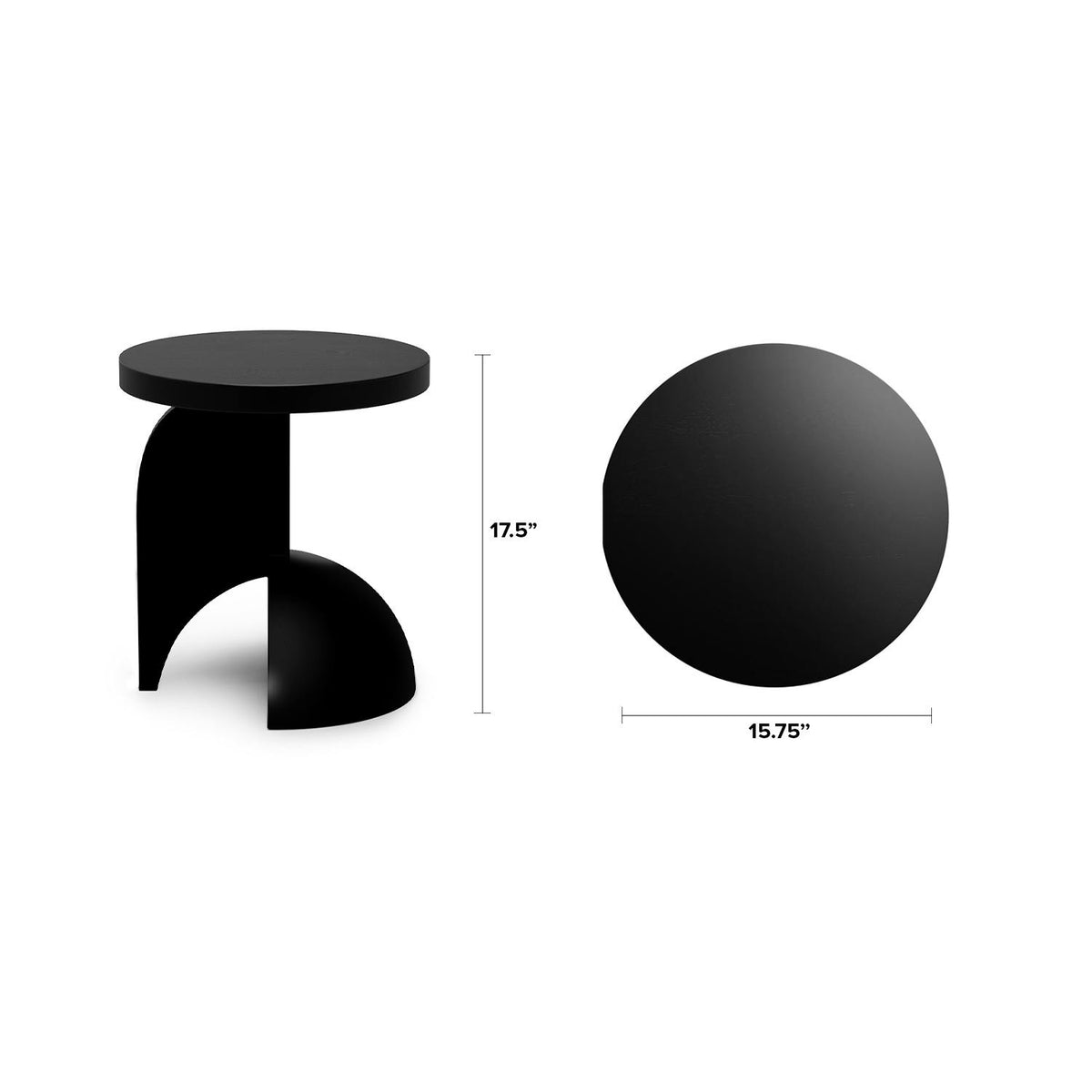 Falco Side Table - Black