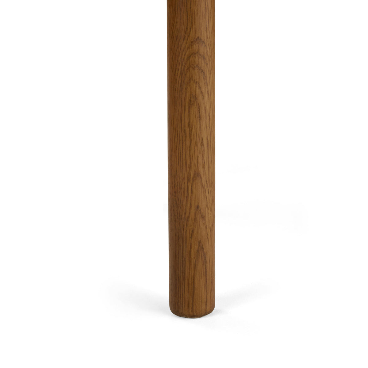 Munk Dining Chair - Smoked Oak and Sandstone Wool Bouclé