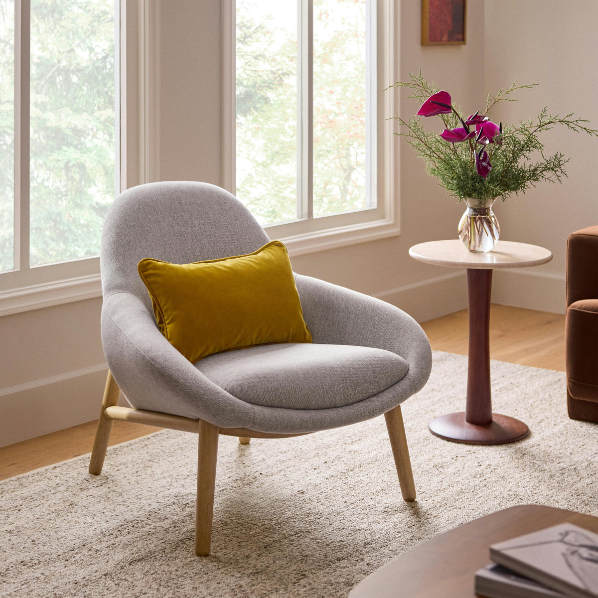 Sunny 32" Lounge Chair - Seasalt Gray