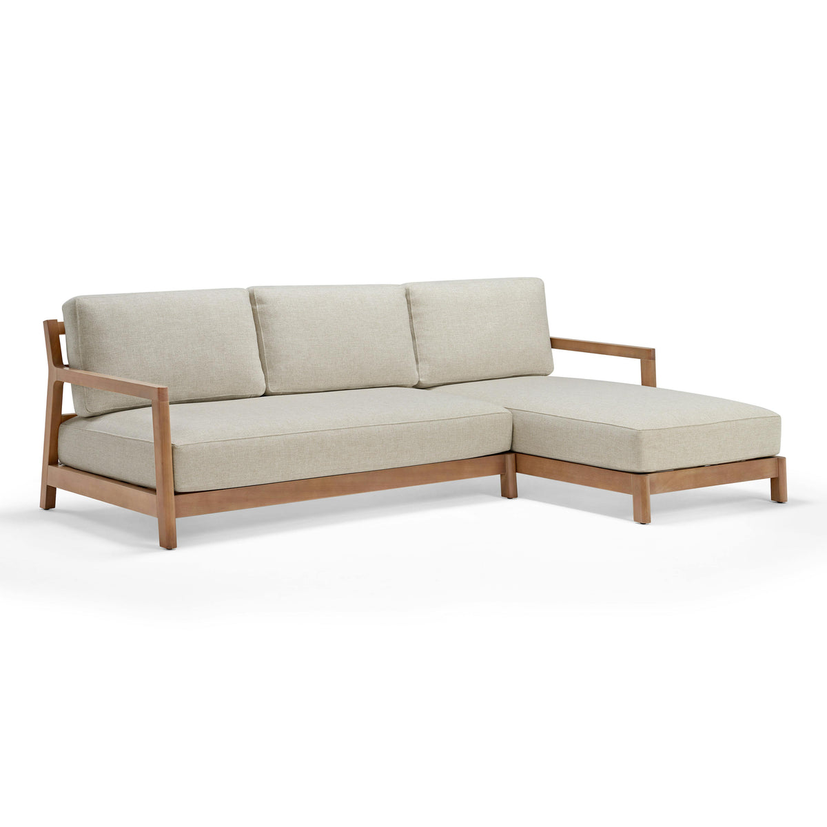 Elise 100" Outdoor Right Sectional - Basket Beige