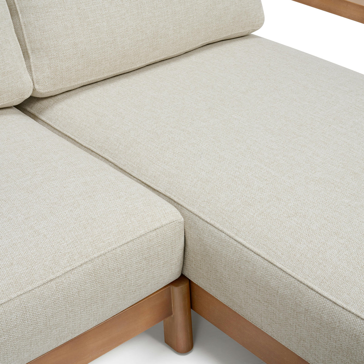 Elise 100" Outdoor Right Sectional - Basket Beige