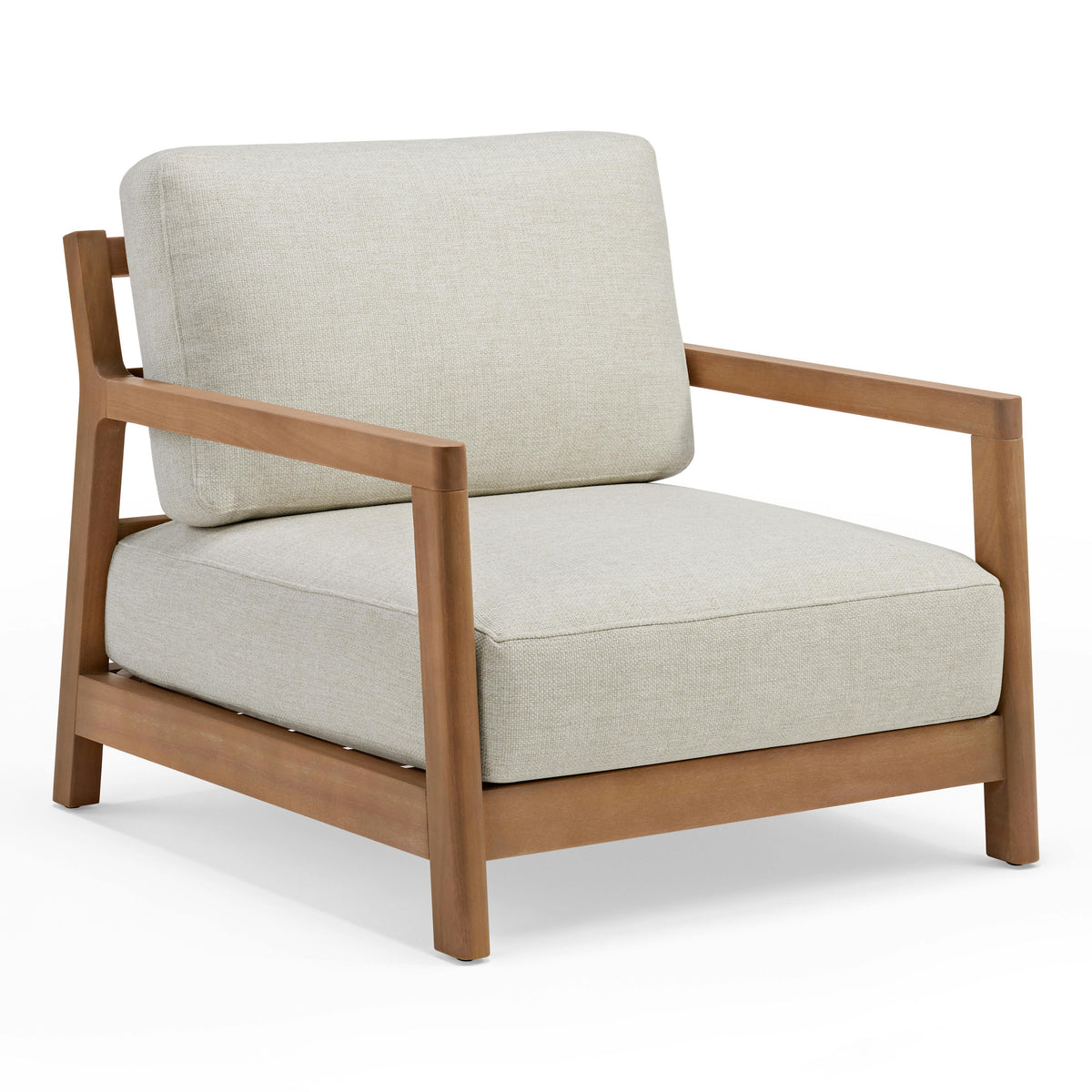 Elise 34" Outdoor Lounge Chair - Basket Beige