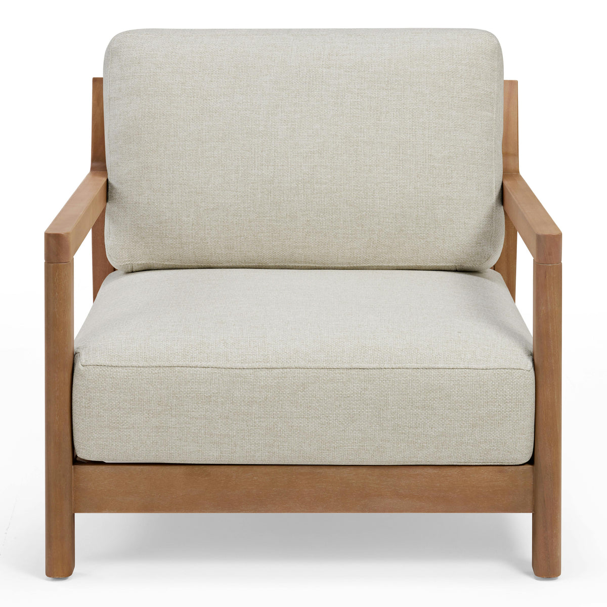 Elise 34" Outdoor Lounge Chair - Basket Beige