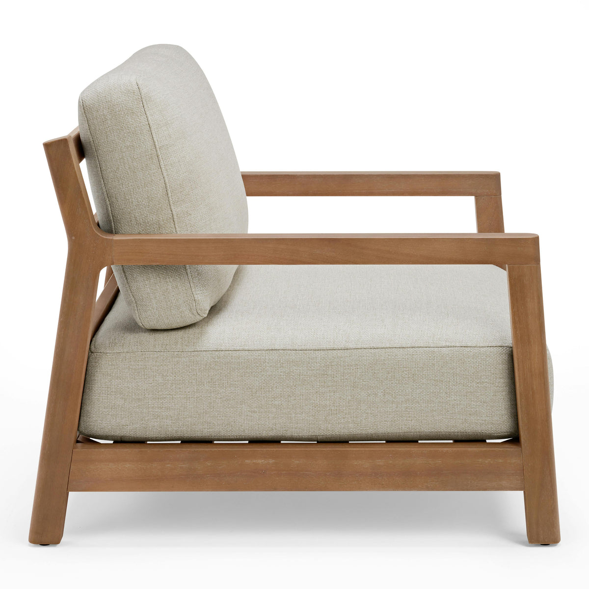 Elise 34" Outdoor Lounge Chair - Basket Beige