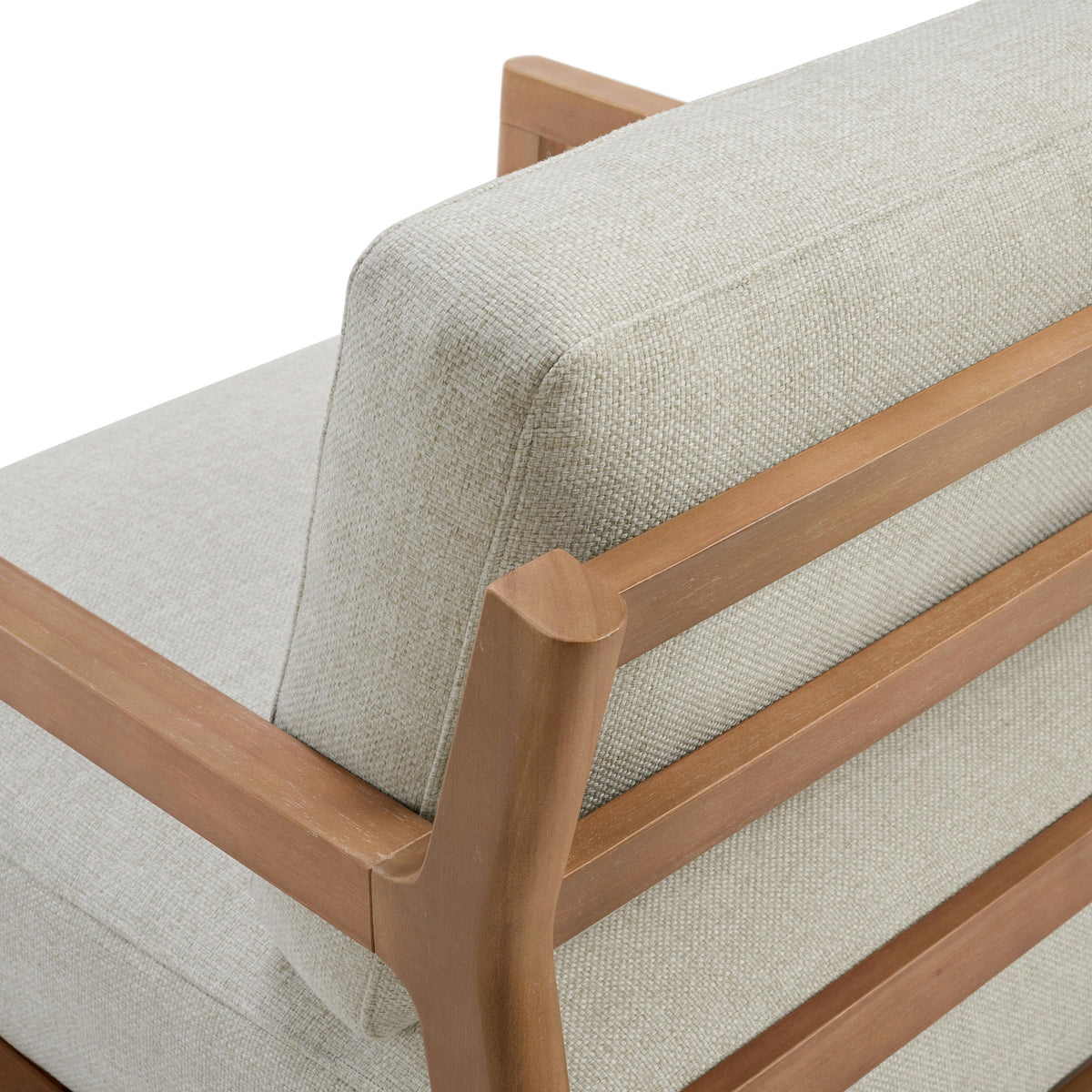 Elise 34" Outdoor Lounge Chair - Basket Beige