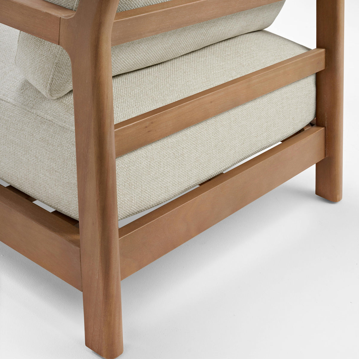 Elise 34" Outdoor Lounge Chair - Basket Beige