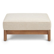 Elise 31" Outdoor Ottoman - Basket Beige