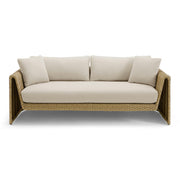 Willa 80" Outdoor Wicker Sofa - Dravite Ivory