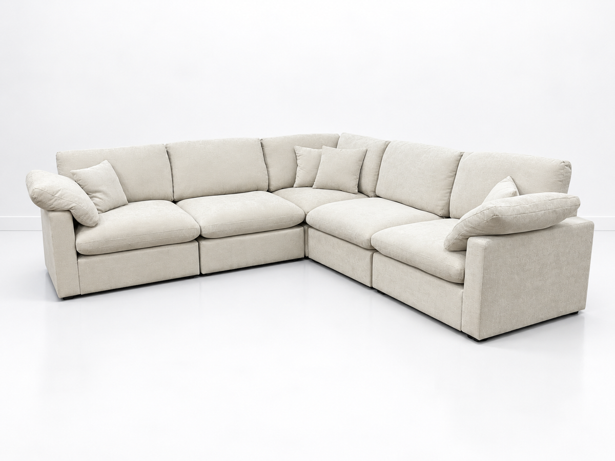 Nest | Cream | Corner Sectional | 5pc Corner