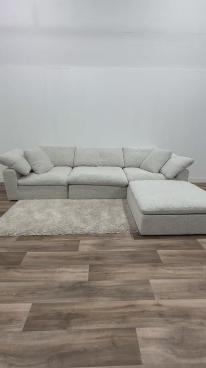 BNIB Moe’s Clay Modular Sofa - Coastside Sand